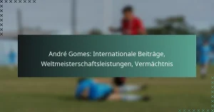 André Gomes: Internationale Beiträge, Weltmeisterschaftsleistungen, Vermächtnis